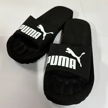 푸마 퓨어 캣 24cm 블랙 슬라이드 샌들