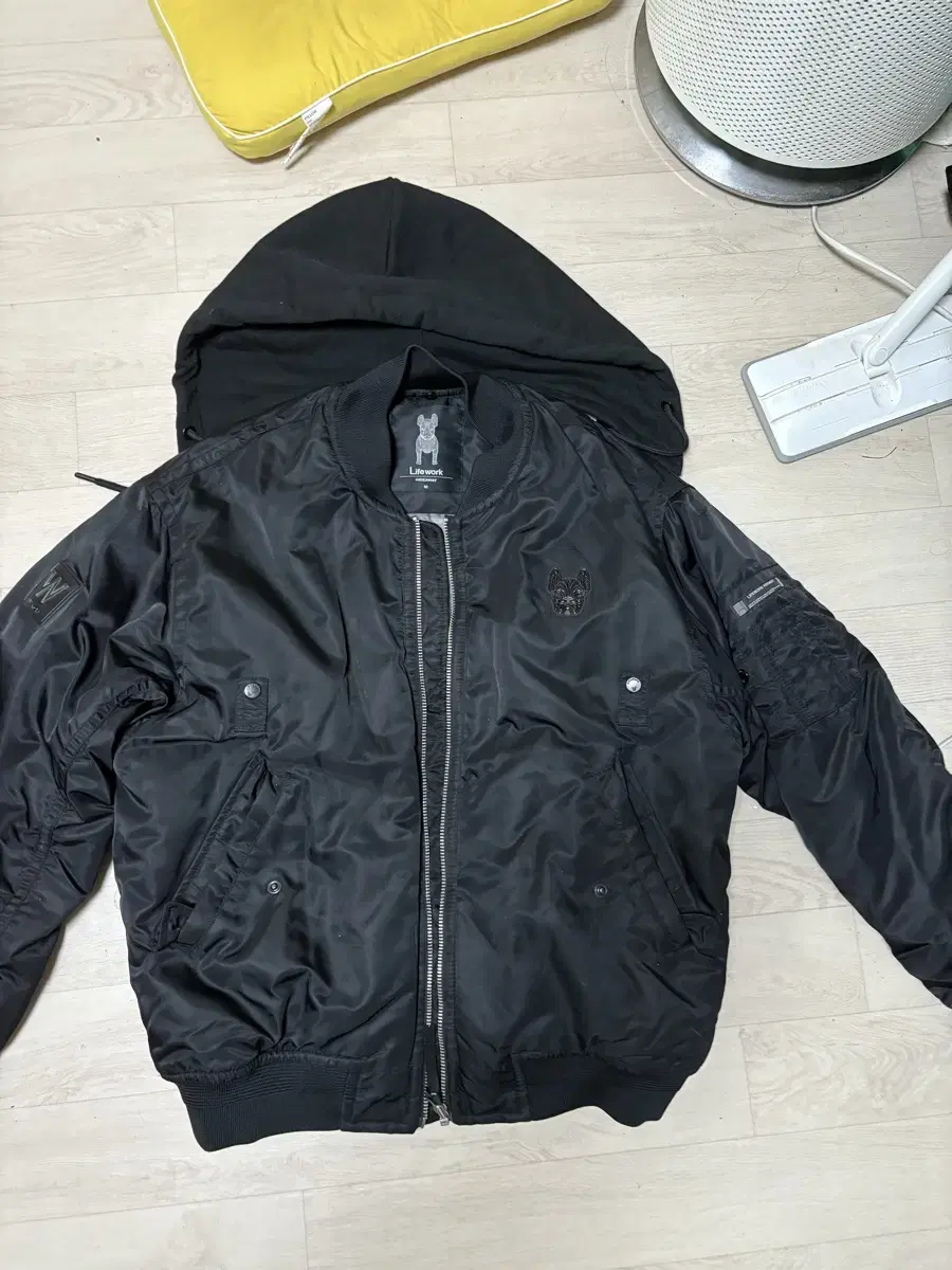 Lifework Hooded Bomber Jacket, size M