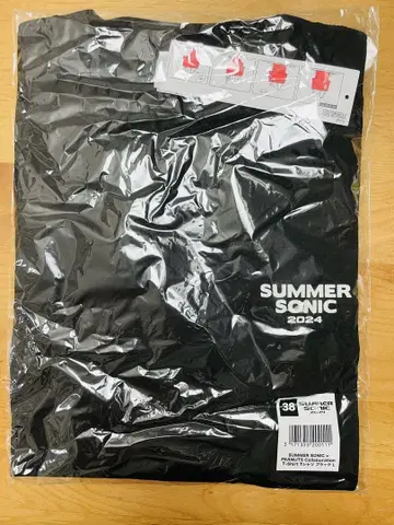 SUMMER SONIC 2024 티셔츠 블랙 L