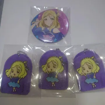 오바라 마리 캔뱃지 세트 러브 라이브 Aqours 피날레 회장 선행 가챠