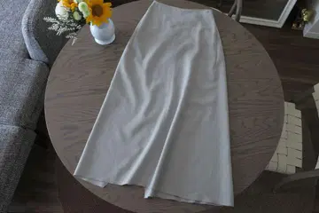 스터링 루어 * 뒤 프릴 * 플레어 롱 스커트