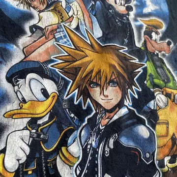 KINGDOM HEARTS 티셔츠 XL
