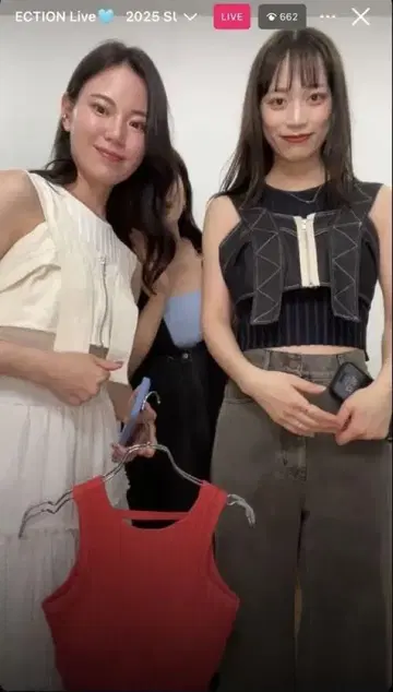 피누에 데님 뷔스티에 탱크탑 세트