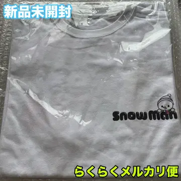 SnowMan 티셔츠 국립 닛산 화이트