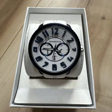 Tendence 손목시계 화이트/블루