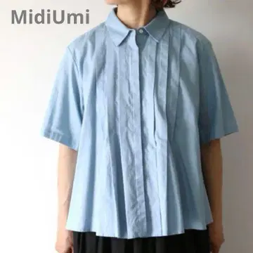 Midiumi 턱 숏 셔츠