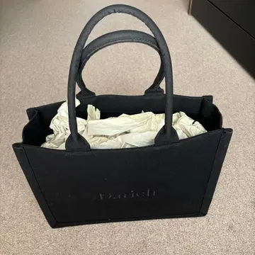 Darich 블랙 로고 토트백