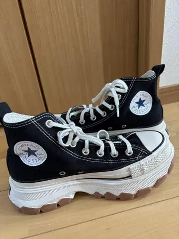 CONVERSE ALL STAR 통굽 블랙 하이컷