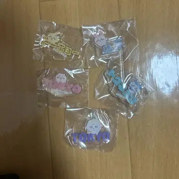 치이카와 (먼작귀) 도쿄 기념품 다양한 도쿄! 아크릴 스탠드 5종 세트