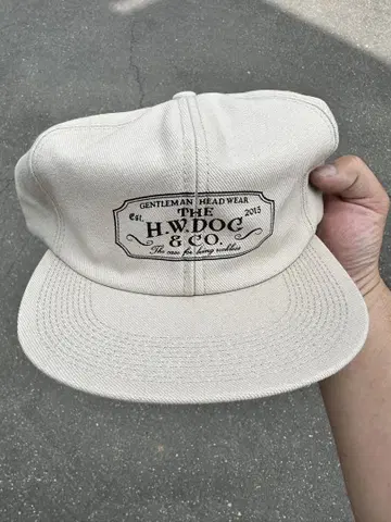 HW dog &co 도그 트래커 캡 카키 새상품 사이즈 40