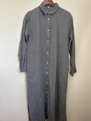 MUJI 린넨 셔츠 원피스 M 사이즈