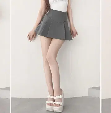 다리치 Darich 미 실루엣 미니 스커트 GRY FreeL