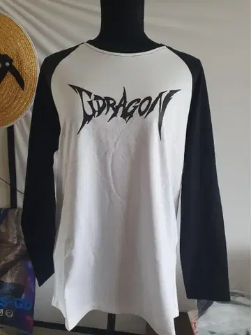 GDragon 티셔츠 L 사이즈 롱 T 블랙