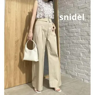 스나이델 코르셋 디자인 팬츠 베이지 하이웨스트 S 사이즈