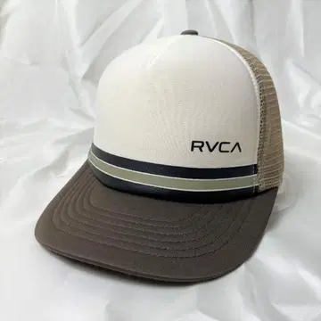 RVCA 루카 2톤 원포인트 로고 5패널 메쉬 캡