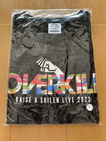 뱅드림 RAISE A SUILEN LIVE 2022 티셔츠 L 사이즈