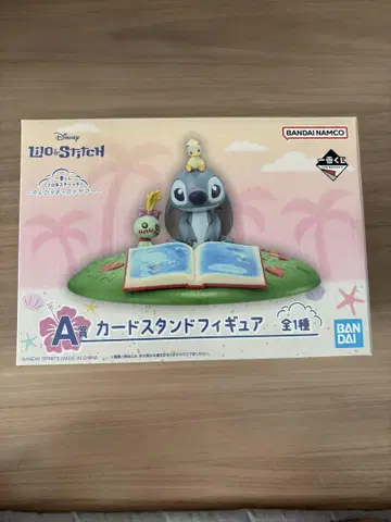 제일복권 리로&스티치 A상 카드 스탠드 피규어