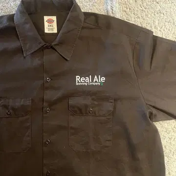 디키즈 콜라보 반팔 워크 셔츠 2XL 다크 올리브