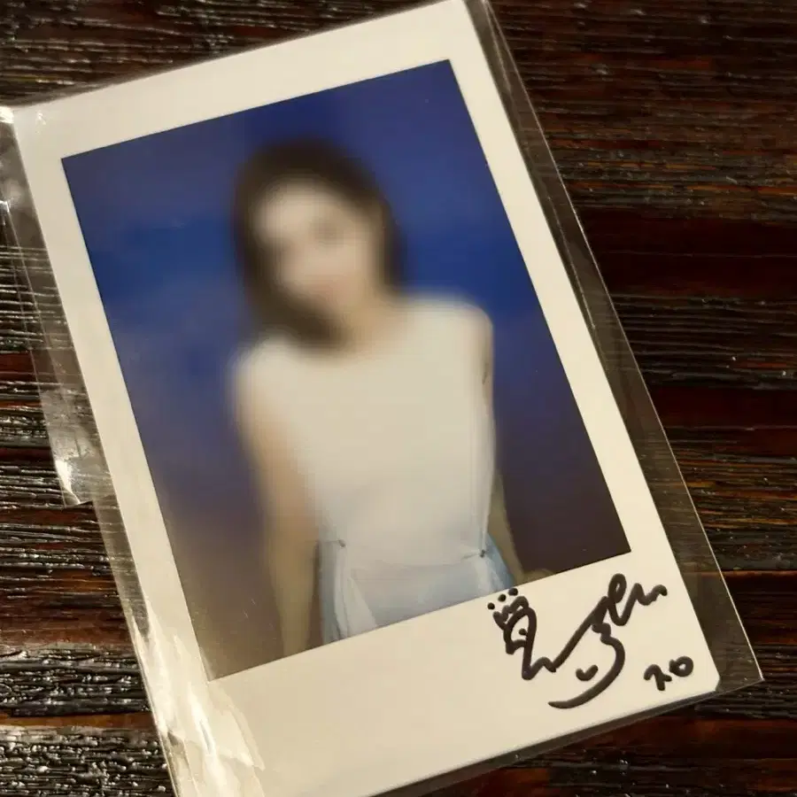 Triples jiyeon Autographed Polaroid Sign Pola Sign Polaroid