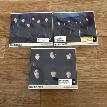 SixTONES 배리어 초회판 MTV판 일반ver 3형태 세트