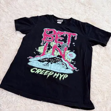크리프하이프 BET IN 블랙 티셔츠 S 사이즈