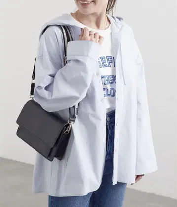 B.C STOCK 드로 코드 후드 블루종 색스 블루
