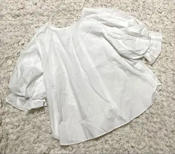 내추럴 꾸뛰르 프릴 소매 블라우스