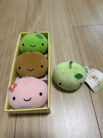 온천 만주군 박스형 봉제 인형 연결되는 마스코트