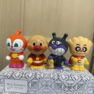 호빵맨 캐릭터 소프트 비닐 4종 세트