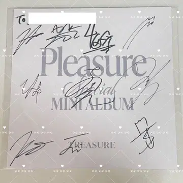 TREASURE Pleasure 온라인 전원 사인회 친필 사인