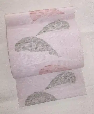 여름용 폴리 나고야 오비(약 24cm) 지패턴 컬러