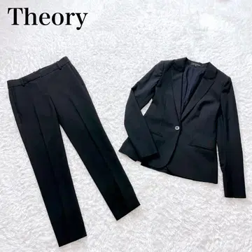 띠어리 팬츠 자켓 정장 세트 스트레치 블랙