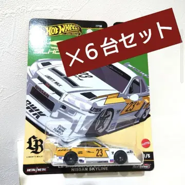핫휠 6대 세트 JBK59 슈퍼 실루엣 스카이라인 GTR