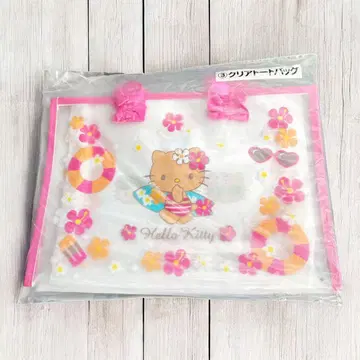 헬로키티 당첨 복권 제일복권 일광화상 클리어 토트백