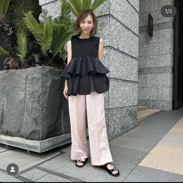 heve 오간자 프릴 탑