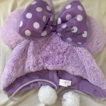미니 마우스 미니 보라색 팬 캡 모자 58cm