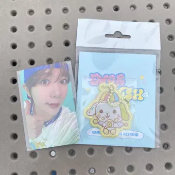 nct wish 에버랜드 와펜 키링 트레이딩 카드 세트