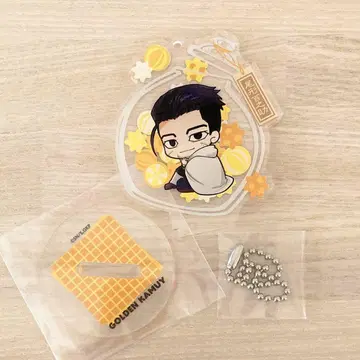 오가타 햐쿠노스케 와아메 아크릴 키링 골든 카무이 아니바사루