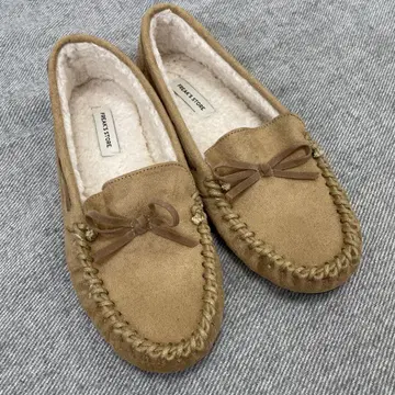 FREAK'S STORE 한정판 퍼 스웨이드 퍼 모카신