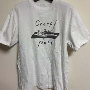 CreepyNuts 화이트 티셔츠