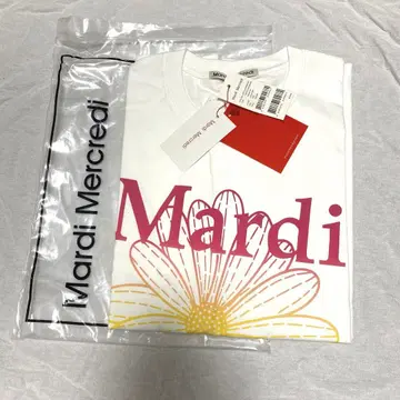 새상품 마르디메크르디 Mardi Mercredi 꽃무늬 프린트 티셔츠