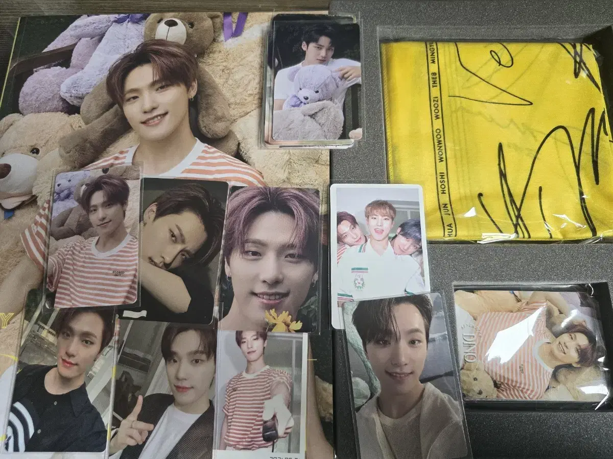 Seventeen Dino D-Ikon photobook poca bulk wts (including Mingyu poca)