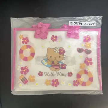 헬로키티 당첨 복권 제일복권 일광화상 클리어 토트백