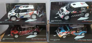 Mini John Cooper Works WRC 미니카 1/43 4종