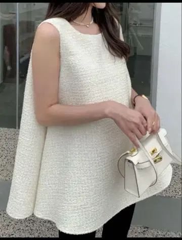 TWEED ALINE TOPS 벌스데이 바쉬 트위드 A 라인 상의