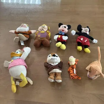 인기 캐릭터 봉제 인형 세트