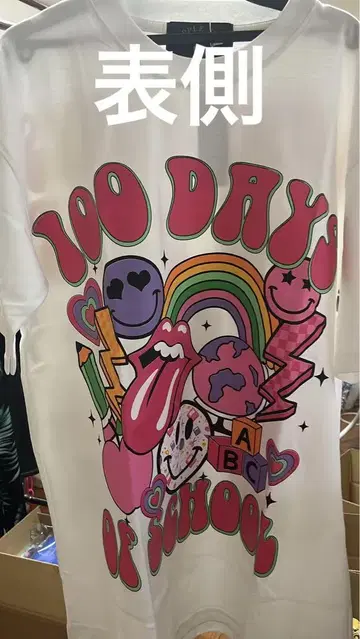 100 DAYS OF SCHOOL 티셔츠 반팔