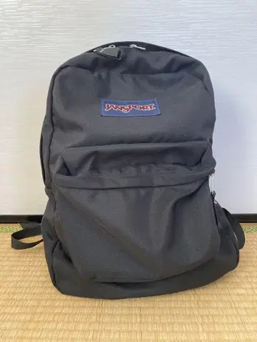 JANSPORT 블랙 백팩