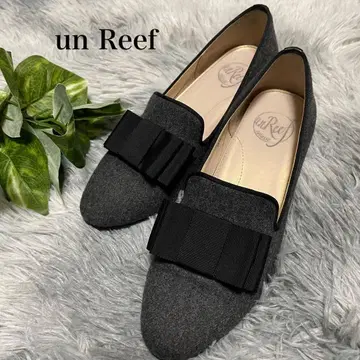 인기 un Reef 그레이 리본 포함 펌프스 23.5