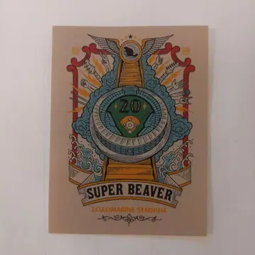 SUPER BEAVER ZOZO 마린 스타디움 한정판 디자인 스티커